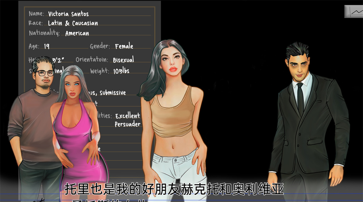 欧美SLG中文丨模糊线条 BlurredLines 0.3F【20240227】 游戏截图 2