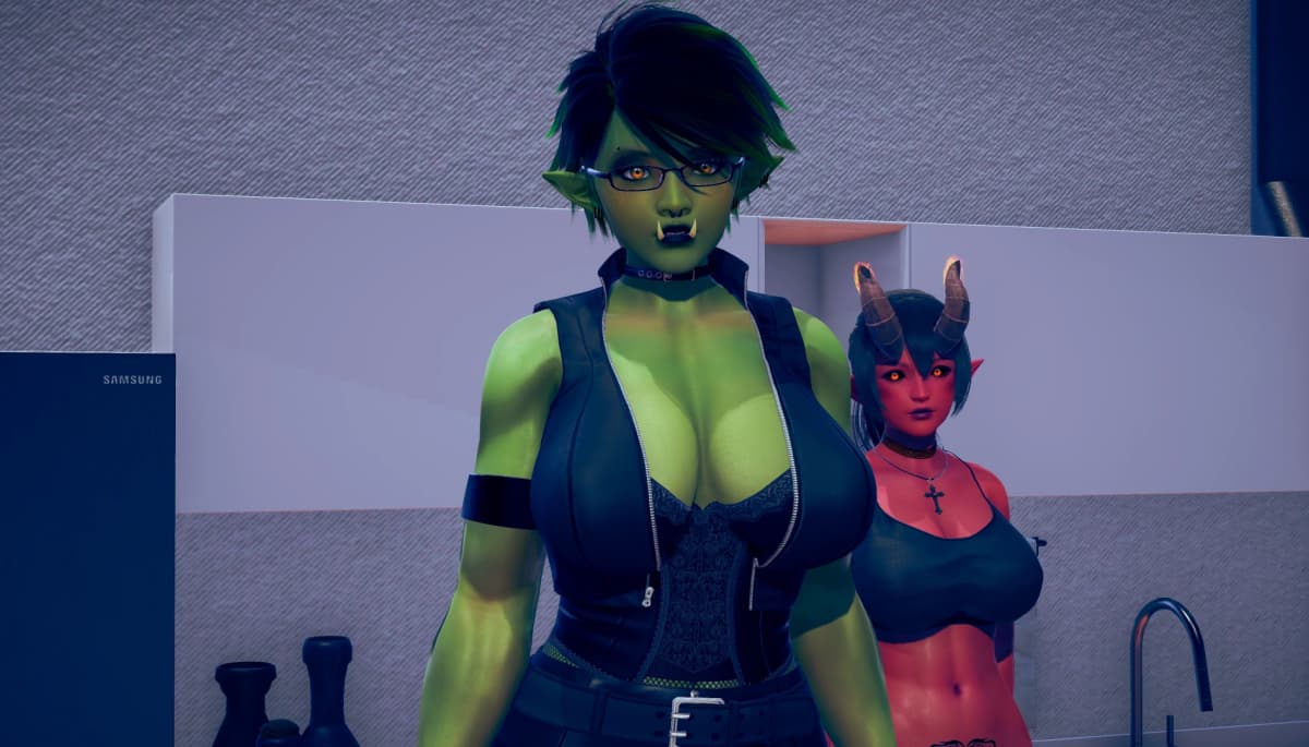 亚洲SLG/AIGPT汉化/3D丨不规则的幻想世界 Irregular Fantasy World: A Sapphic Adventure Ep.3【20241201】 游戏截图 8