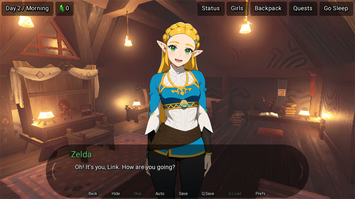 日系SLG汉化丨海拉鲁之恋 Love in Hyrule v0.6.0【20231023】 游戏截图 2