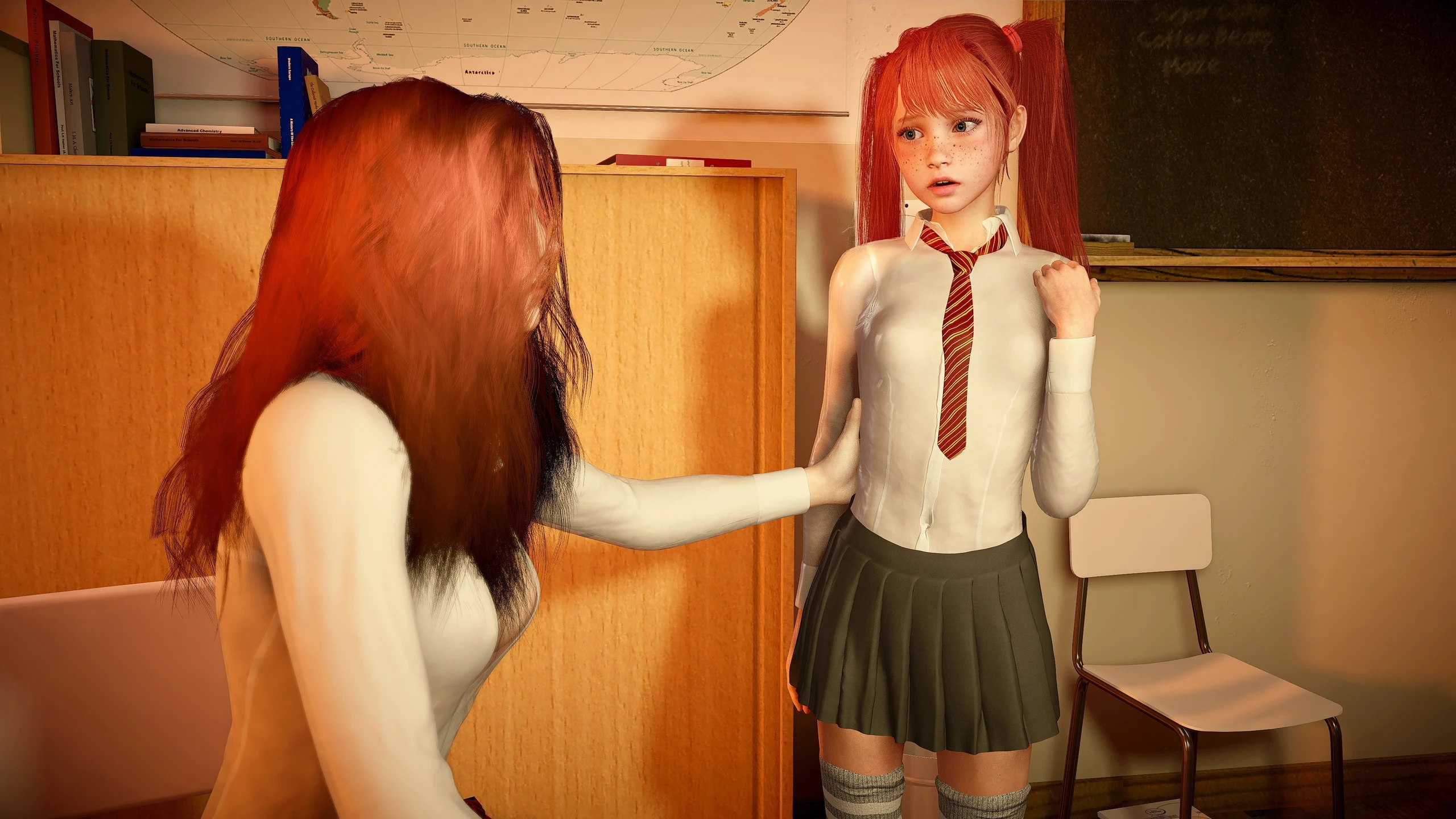 欧美SLG汉化动态 | 勒索与教育 Blackmail and Education v0.3 SE【20230514】 游戏截图 6