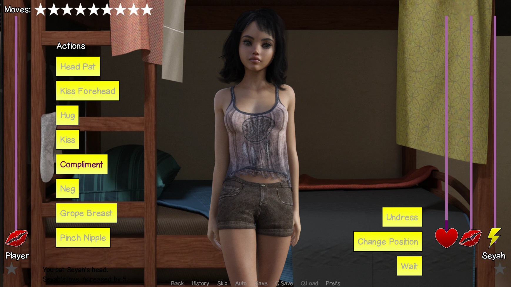超级后宫:凡人与女超人的配种(Sway's Super Harem)v1.0.1 精翻汉化 游戏截图 1
