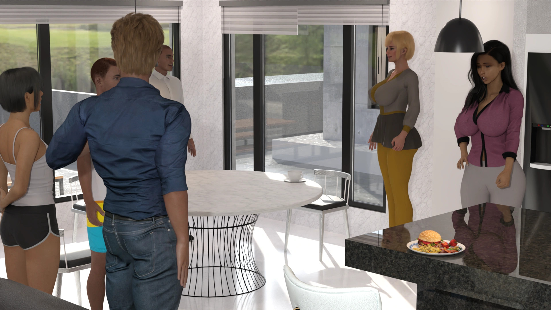 欧美SLG汉化动态丨认识新邻居0.3汉化版 Meet the New Neighbors v0.4【20240120】 游戏截图 3