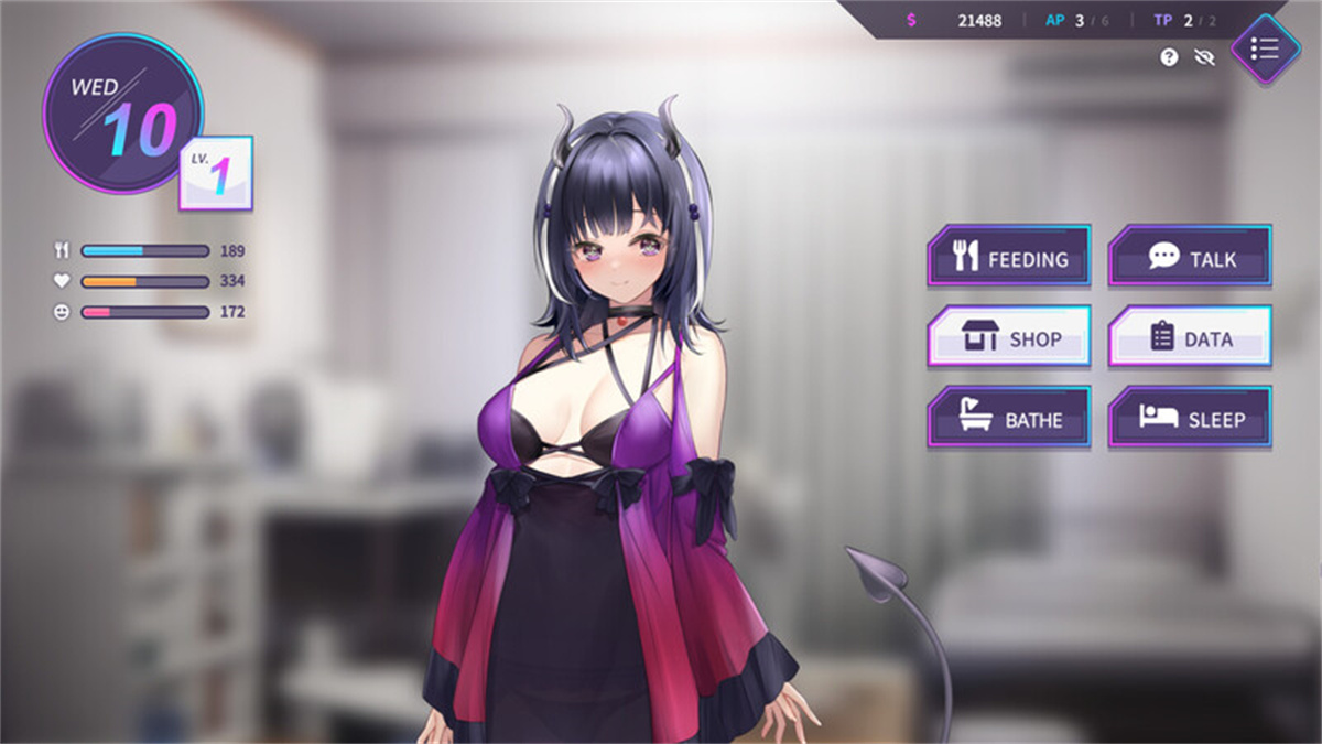 ST8月新作/养成SLG/互动调教/动态2C丨魅魔莉莉姆想要升级♥ V1.0 STEAM官方中文【20240830】 游戏截图 3