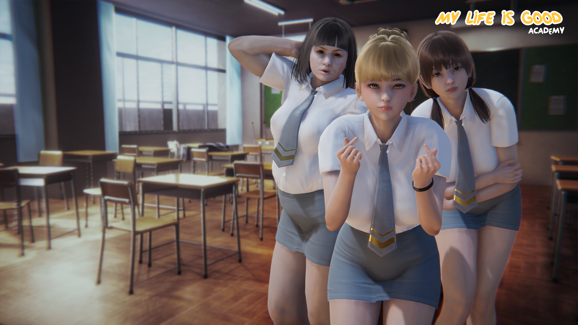 美好生活:学院后宫(My Life Is Good: Academy)v0.02.6 精翻汉化 游戏截图 3