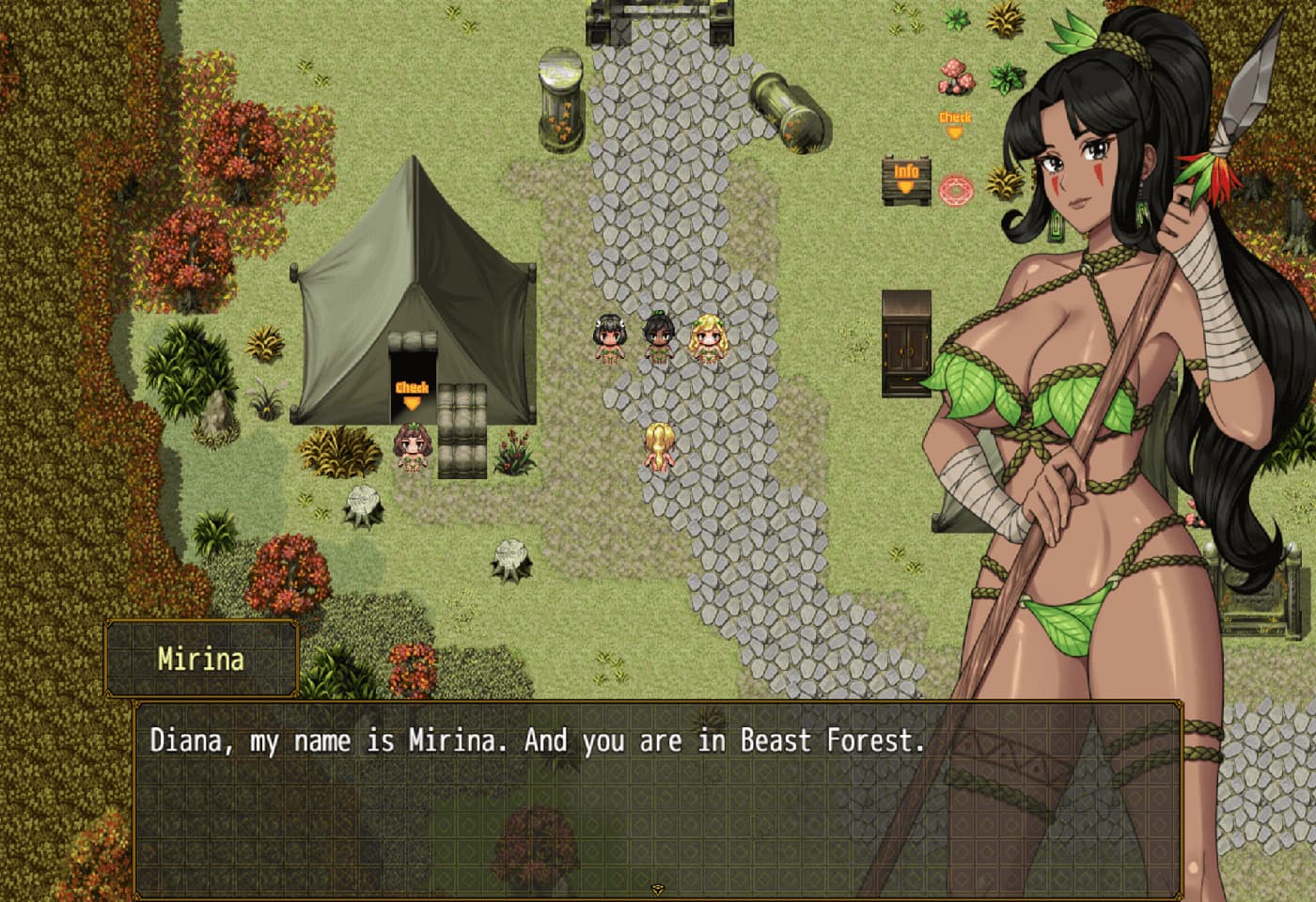 亚洲风RPG/新汉化丨 戴安娜的任务2 归还我的衣服 Diana’s Quest 2 Give Back My Clothes v1.0.0 PC+安卓 AI【20250314】_1 游戏截图 8