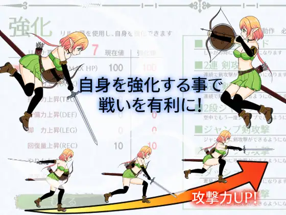 新兵妮法的初次任务 / 新兵ニーファの初任務【PC0901】 游戏截图 2