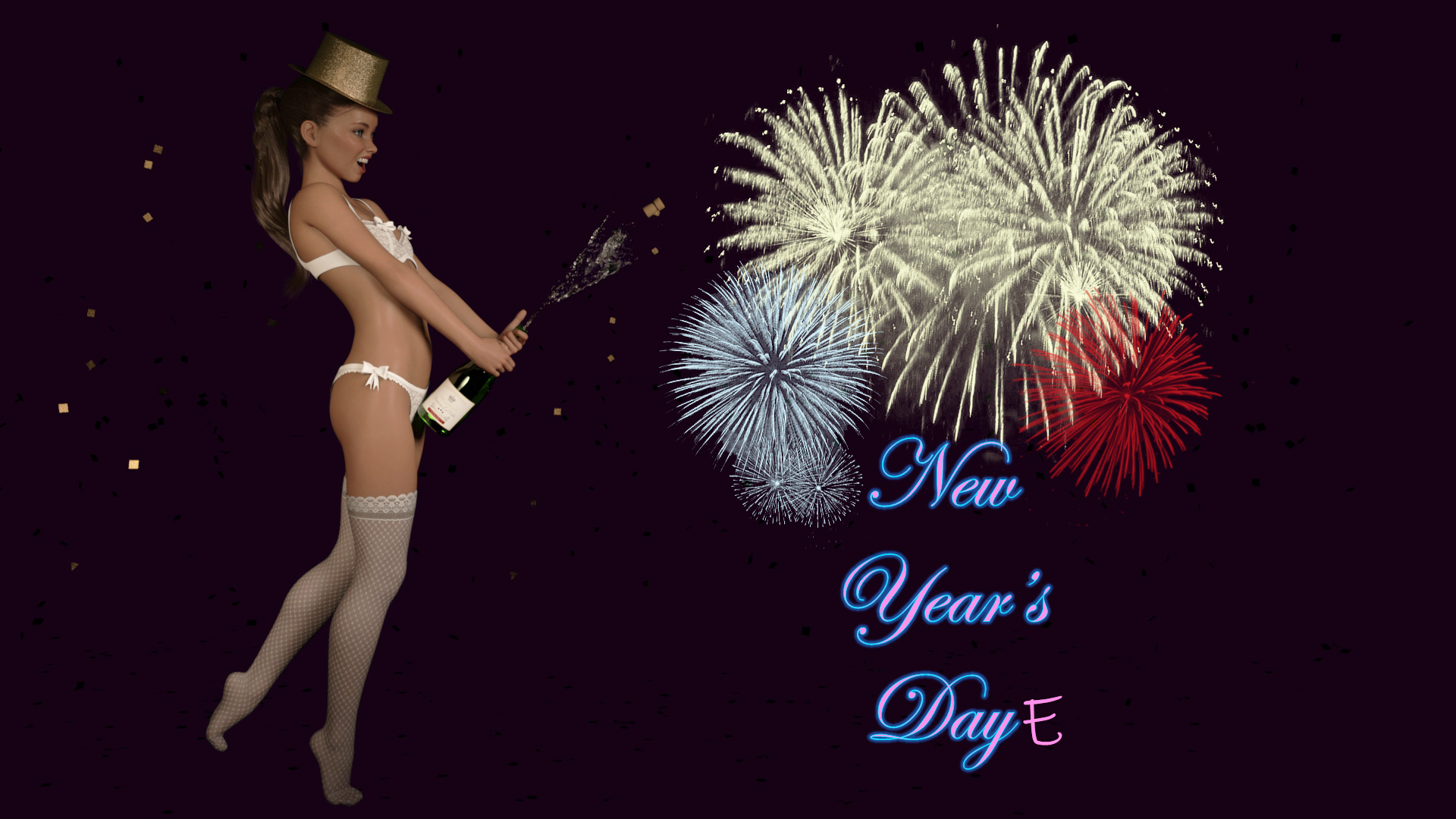 欧美SLG/动态/更新丨 元旦 New Year's Day(e) Ch. 5 v0.5.0 汉化版 【20250123】 游戏截图 5