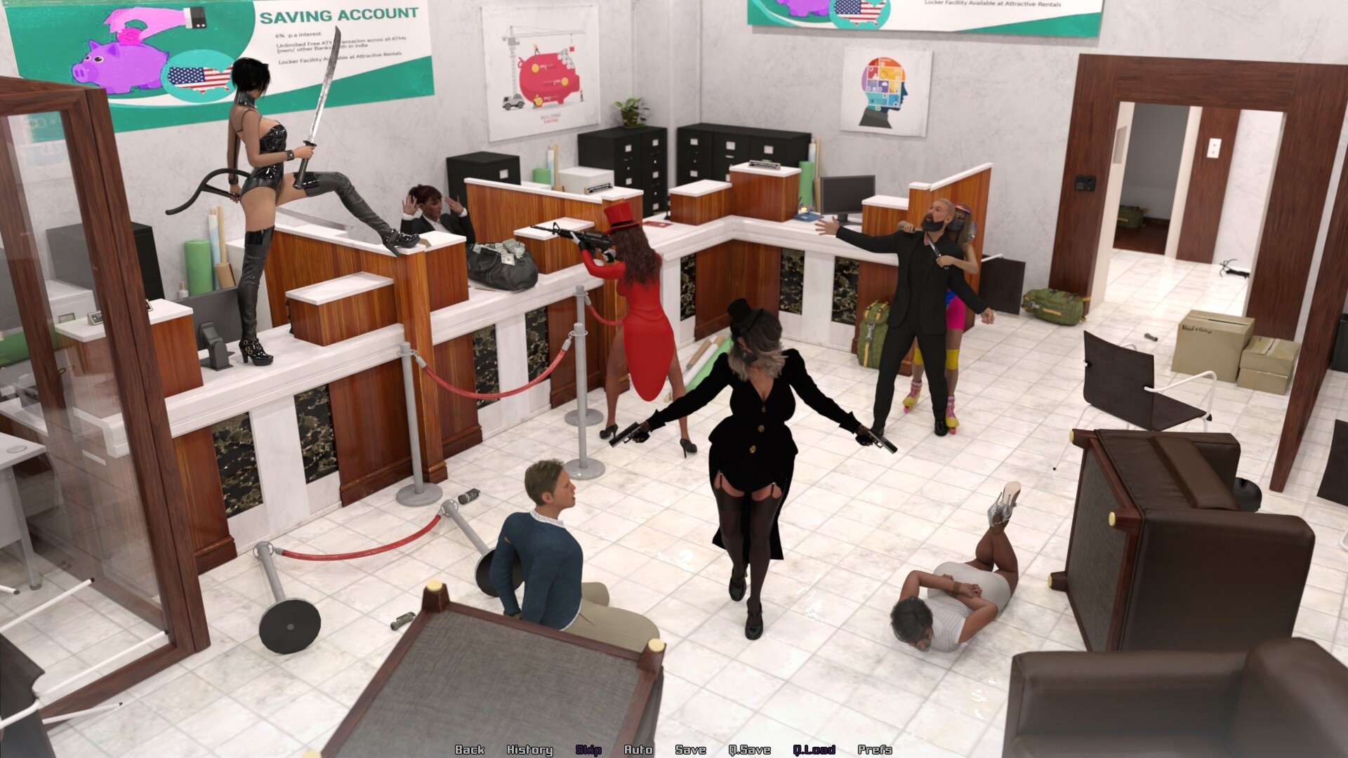 欧美SLGAIGPT汉化丨犯罪吸引力Criminal Attraction! v0.1.13【20240324】 游戏截图 1