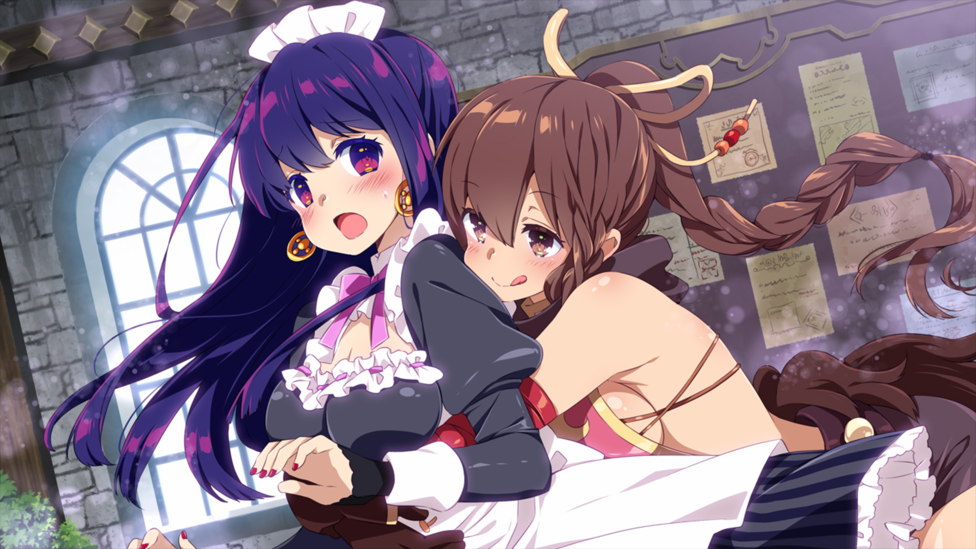 (唯美妹子的百合盛宴)白毛赛高（mmo extra）【PC0818】 游戏截图 1