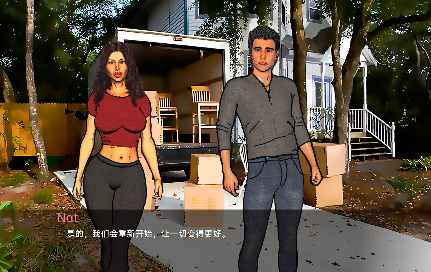 欧美SLG汉化丨情侣的爱与欲望二重唱ACouple'sDuetofLove&Lustv0.8.3丨【20230607】 游戏截图 6