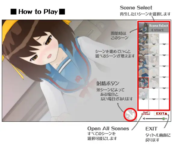 ADV/汉化/flash动画游戏丨フェルナンです作品5部合集_フェルナンです。涼○ハルヒはオレの嫁 【20231207】 游戏截图 2