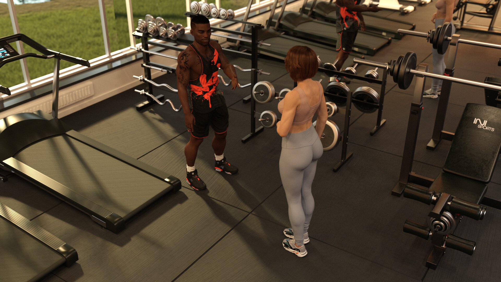 欧美SLG汉化动态丨戴绿帽子的健身房 CUCKOLD'S GYM  v1.0【20240503】 游戏截图 3