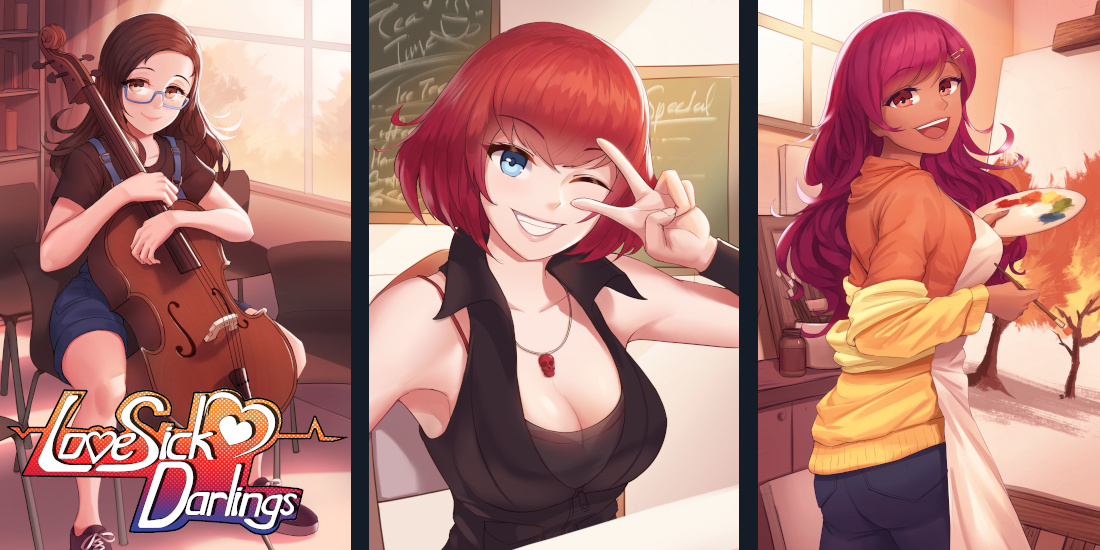 日系SLG汉化2D丨爱病的宠儿 LoveSick Darlings v1.6 Demo丨【20230715】 游戏截图 5