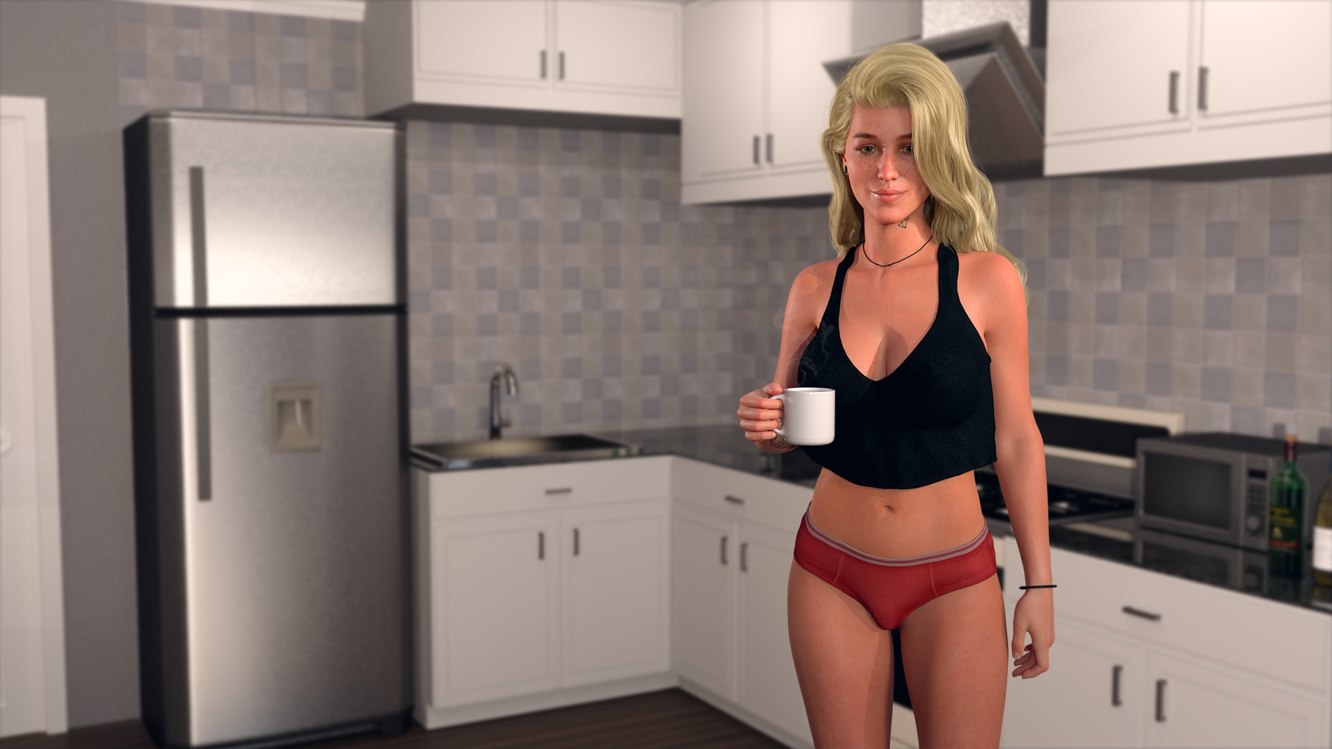 欲望绽放：酒保的诱惑之路（Lust Bloom）v0.3.1 精翻汉化 游戏截图 5
