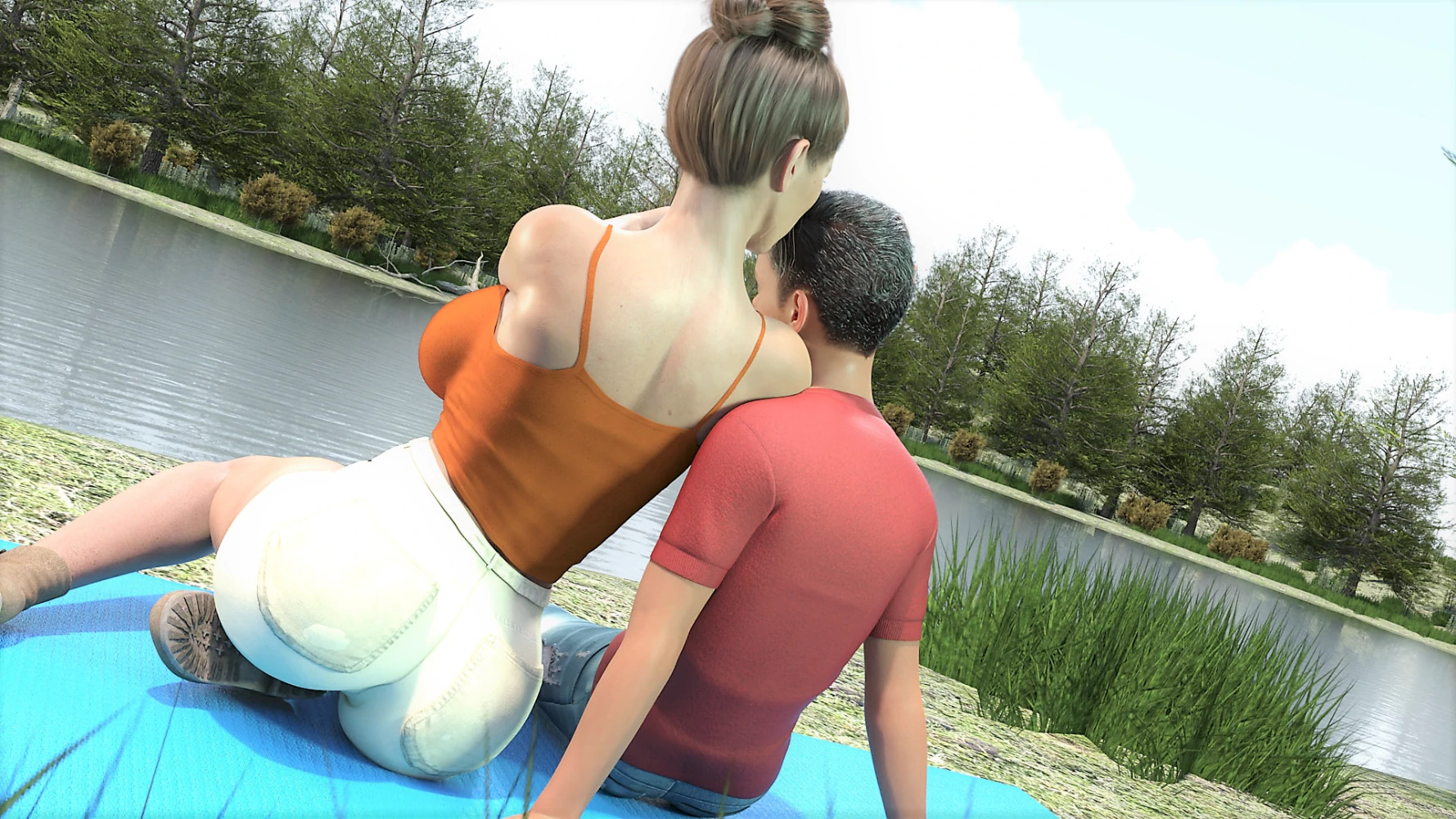 【欧美SLG汉化动态】QPrey： 逃离湖景 QPrey Escape from Lake Thing v1.1 游戏截图 3