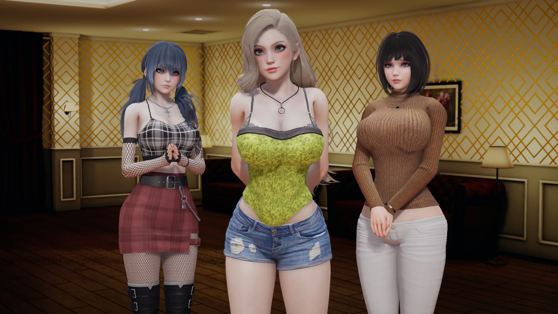 亚洲风SLG/汉化丨天鹅兔子/Velvet Bunnies V0.1.3 【20240803】 游戏截图 8