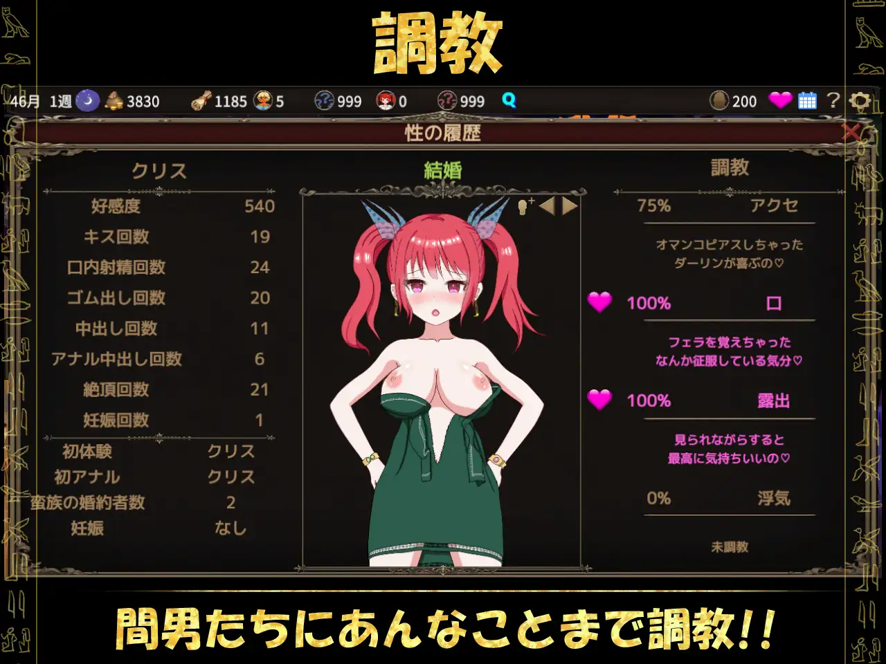 被蛮族盯上的村庄 V1.31~NTR整个村庄的模拟游戏【20230210】 游戏截图 3