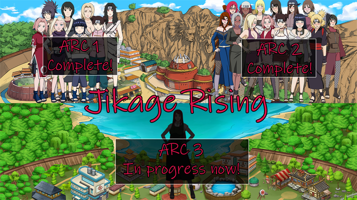 沙盒SLG汉化丨火影崛起 火影同人：忍者后宫-异族崛起 Jikage Rising  v2.08C Arc 3【20240227】 游戏截图 3
