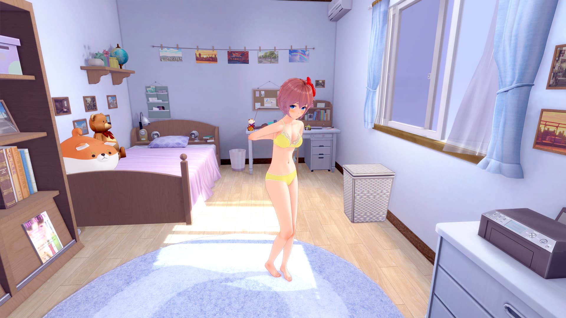亚洲风SLG/动态/汉化丨 心跳心跳假期 Doki Doki on Vacations V0.5 【20241224】 游戏截图 3