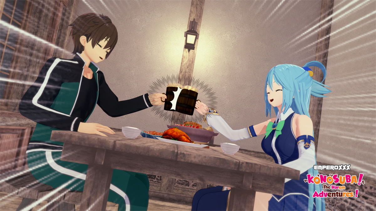 亚洲SLG/AIGPT汉化/3D丨《KonoSuba：后宫大冒险》KonoSuba – The Harem Adventures  v2.1b【20240808】 游戏截图 3