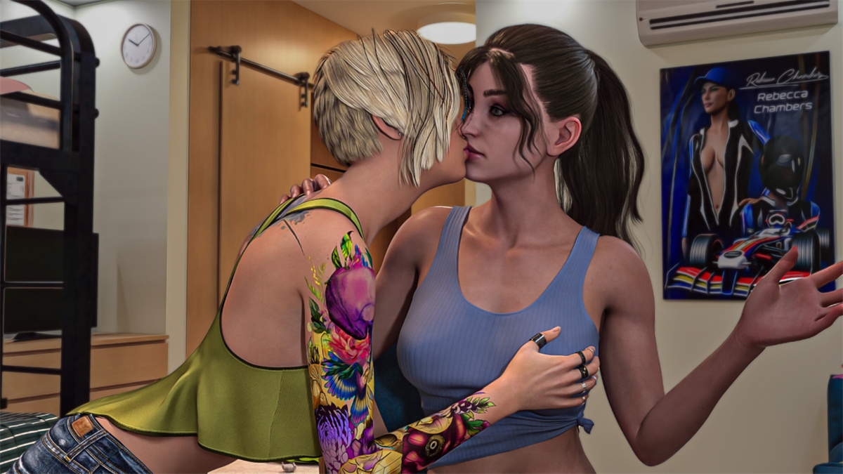 欧美SLG/汉化/动态丨三伏天/Dog Days of Summer 0.3.1b汉化版【20240725】 游戏截图 3