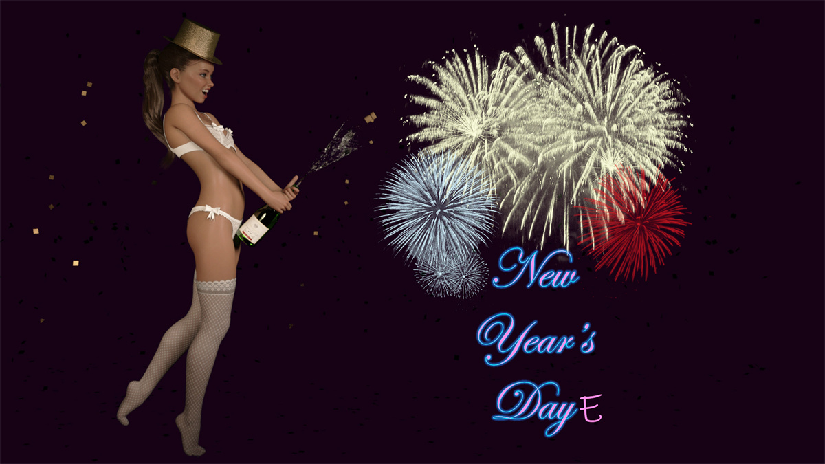 SLG汉化动态丨元旦 New Year's Day(e) v0.3.0 ]【20231230】 游戏截图 1