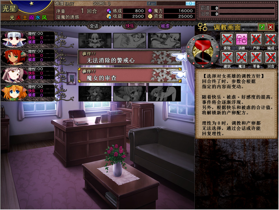 VenusBlood -ABYSS- 游戏截图 3