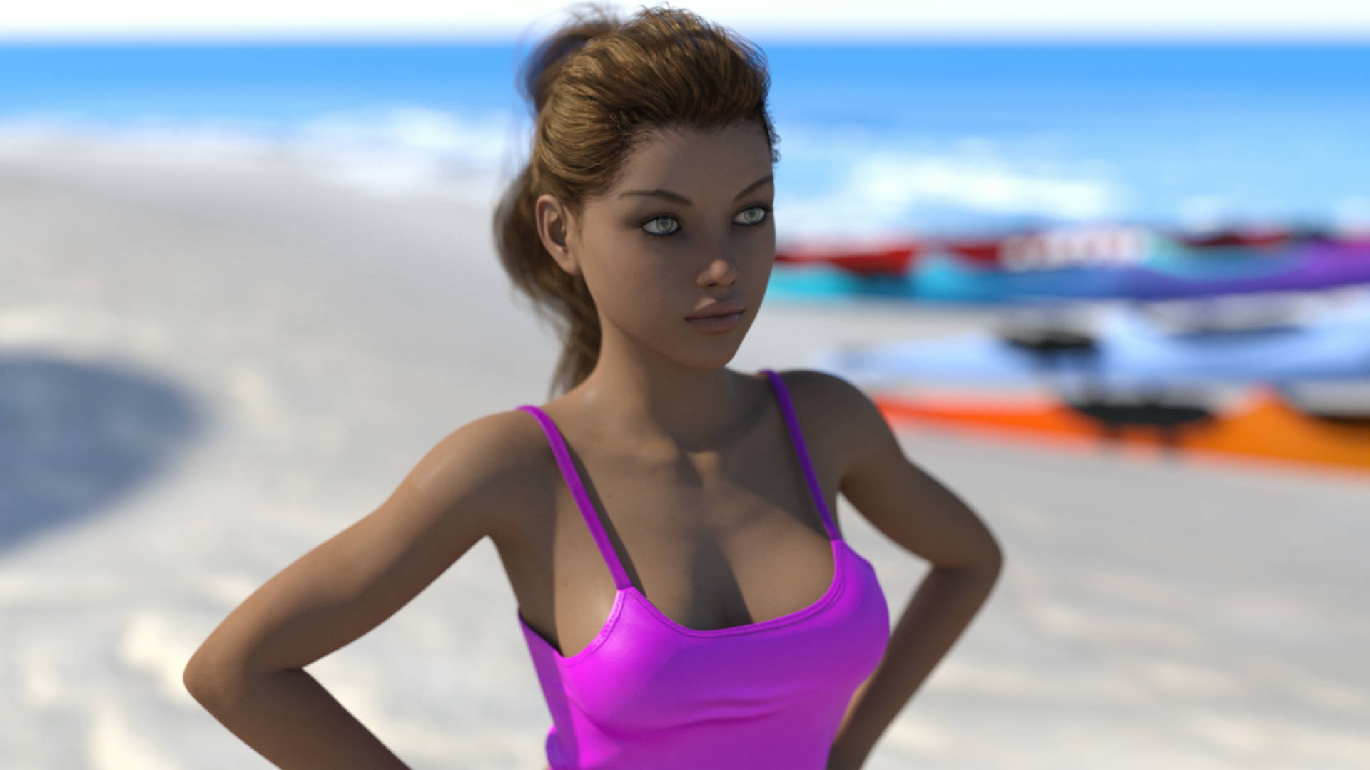 极乐度假村:后宫养成(Harem Resort)v0.11a 精翻汉化 游戏截图 2