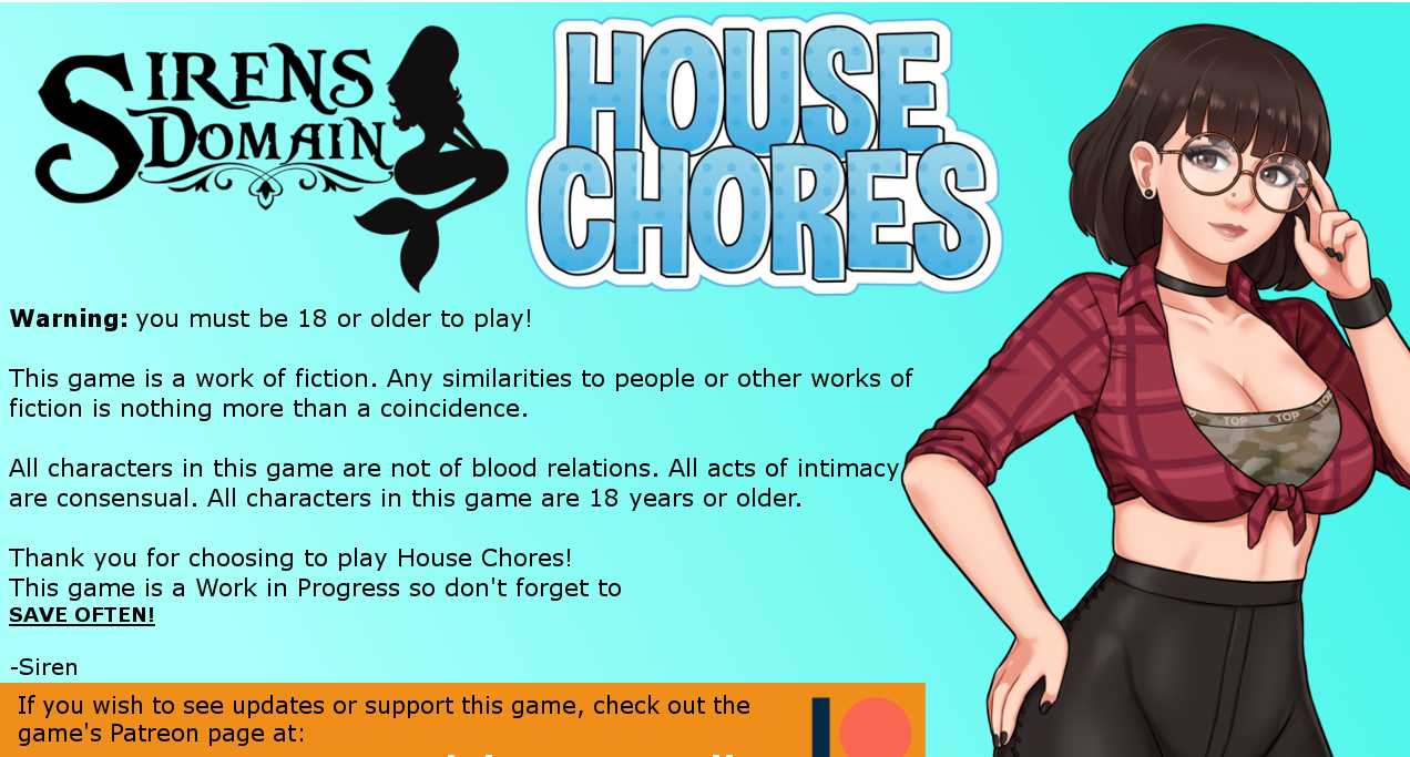 【欧美RPG汉化动态】家务House Chores Ver 0.13b汉化版 游戏截图 5
