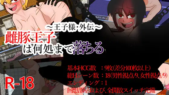 RPG/PC/机翻汉化丨 ～王子殿～外传～雌猪王子会沉沦到何种程度 ～王子様・外伝～雌豚王子は何処まで落ちる Ver1.01 【20240602】 游戏截图 1