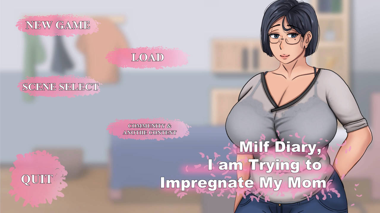 SLG/汉化/动态丨 熟女日记,我正试图让妈妈怀孕 /Milf Diary, I am Trying to Impregnate My Mom 【20241202】 游戏截图 1