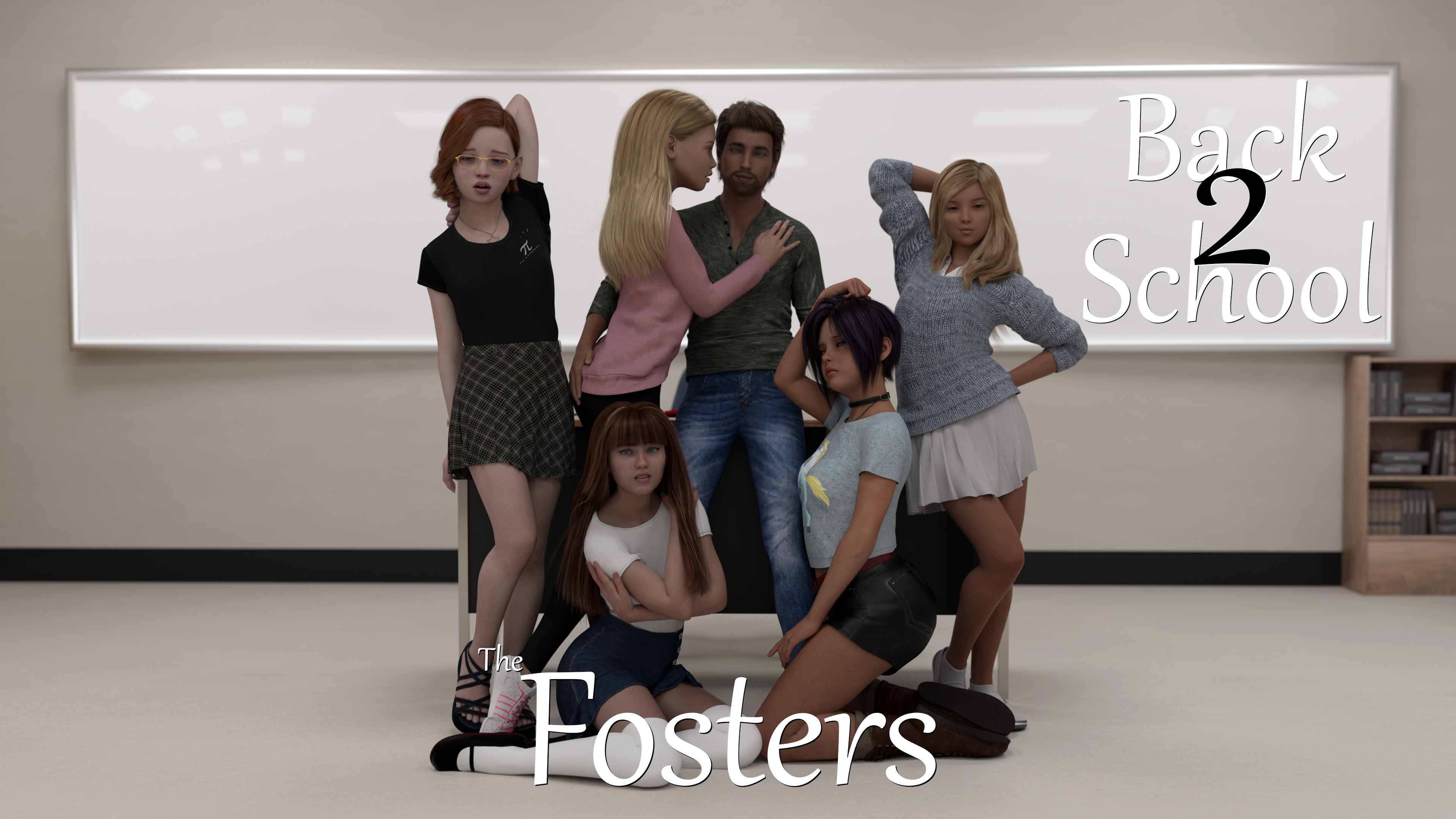 【欧美SLG汉化】福斯特一家:回到2学校 The Fosters Back 2 School v0.1 游戏截图 1