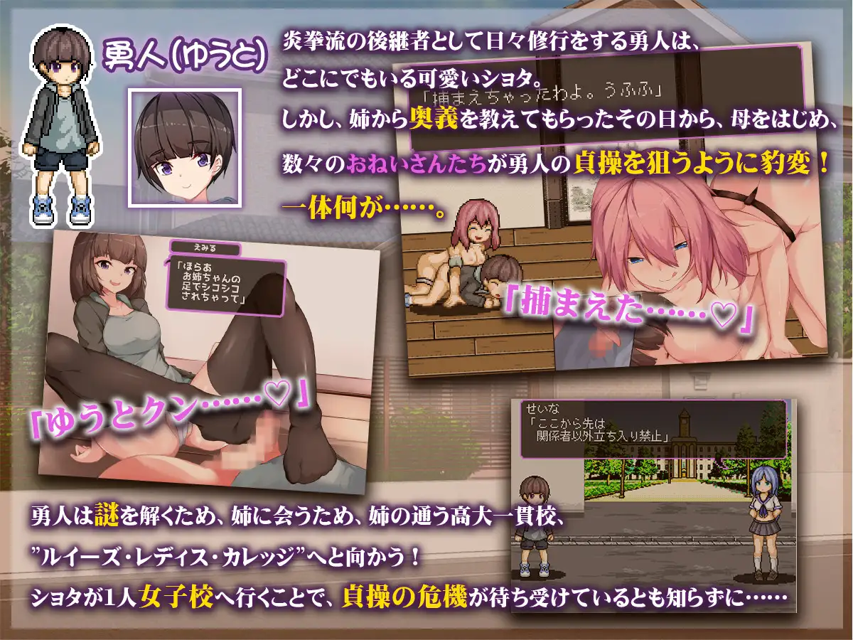 ACT/机翻汉化丨 正太控之战！～我的贞操正被觊觎～ ショタコンファイト! ～ぼくの貞操が狙われている～ 【20241225】 游戏截图 2