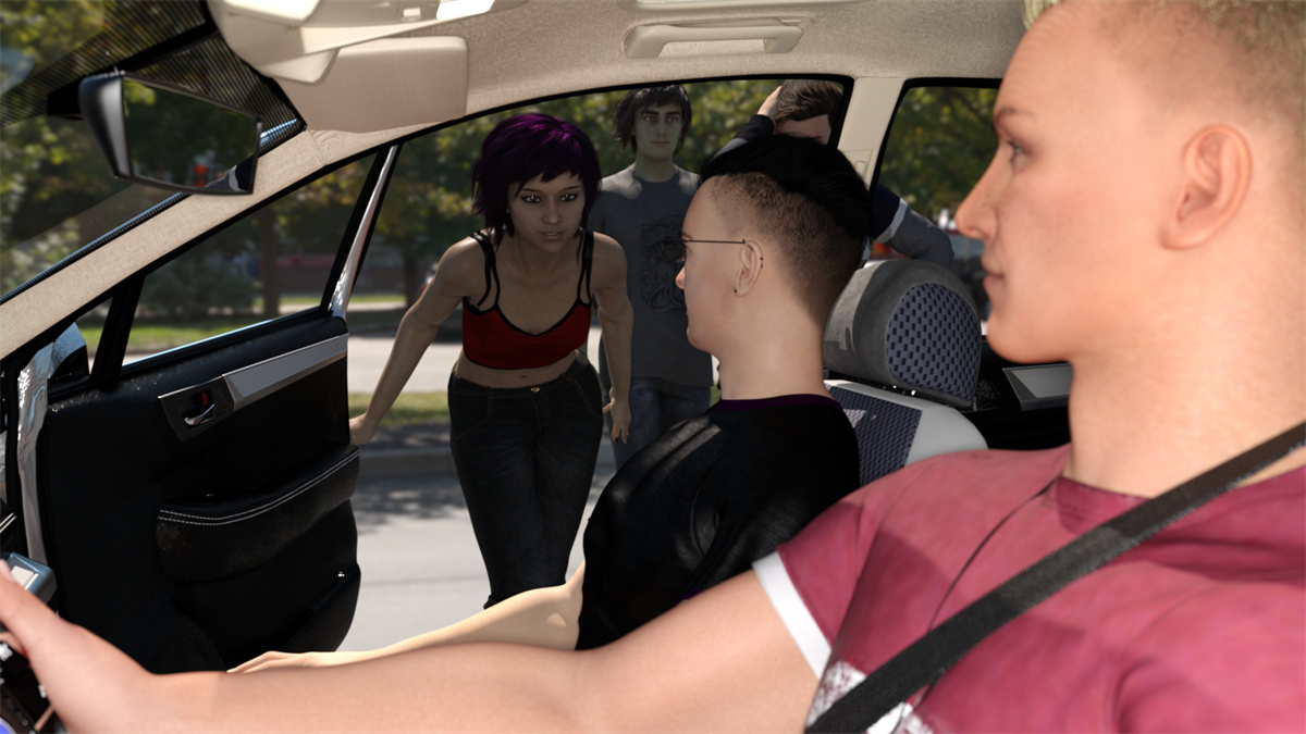 欧美SLG汉化动态丨大学三角恋 College Love Triangles  v0.2【20240221】 游戏截图 4
