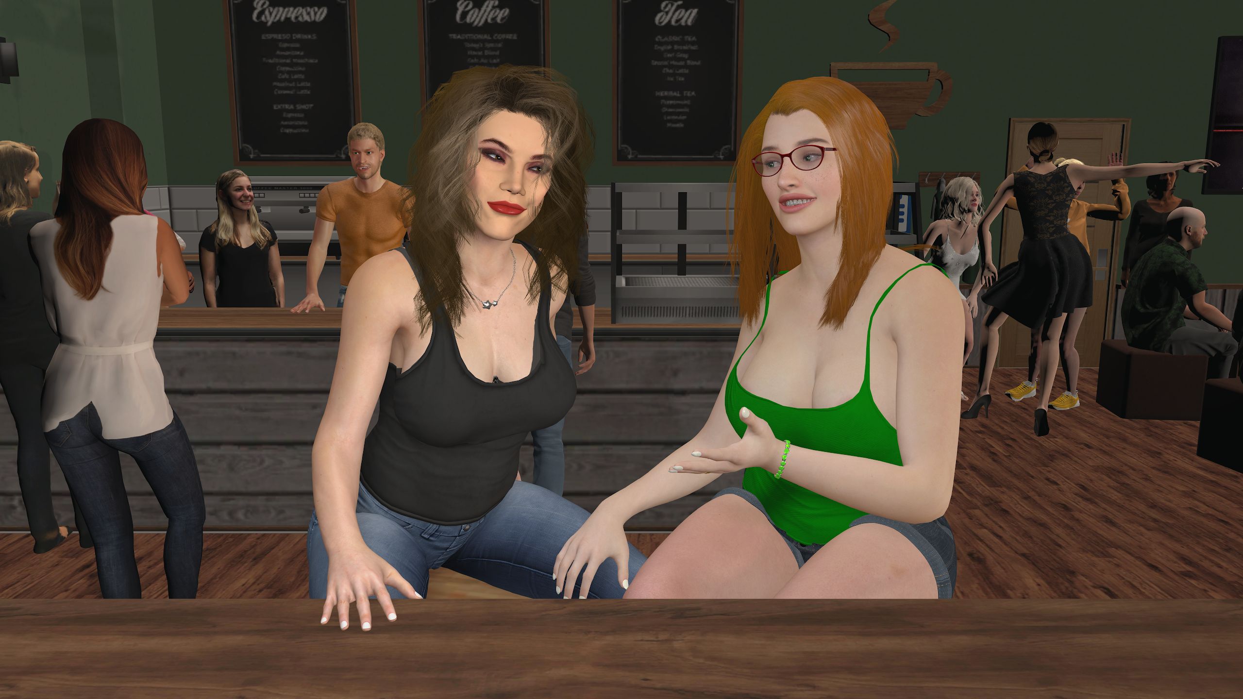 欧美SLG/AIGPT汉化/3D丨极乐之旅 Journey to Bliss v0.08【20240617】 游戏截图 8