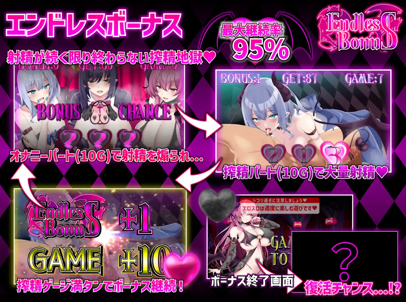 精品SLG/CV/动态丨魅魔赌场 - 魅魔娼妓城堡/サキュバスカジノ～淫魔城サキュバス～  V1.09 【20250404】_1 游戏截图 5