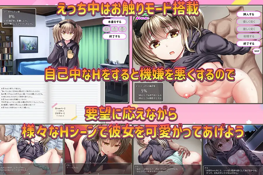 与亚美酱的H同居~作为绒布球处理 云翻汉化版【20221230】 游戏截图 6