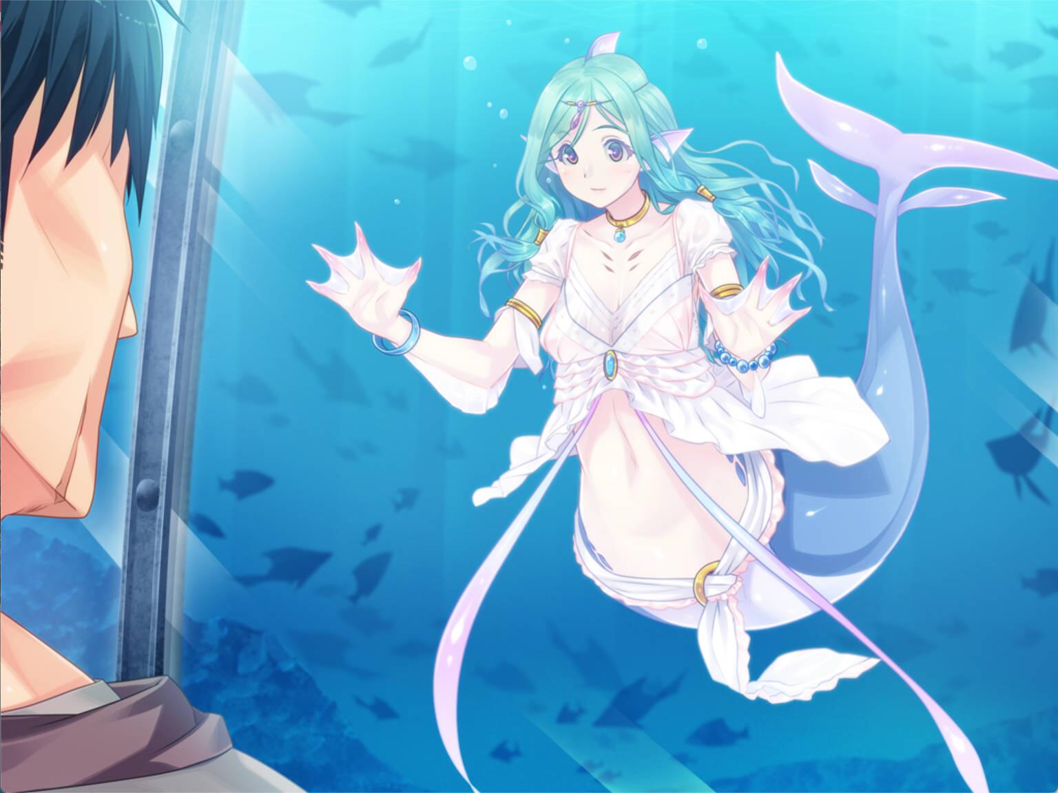 拔作ADV/AI汉化丨魔物娘之馆 彗星馆异形录～人鱼之篇~+全CG存档【20241021】 游戏截图 3