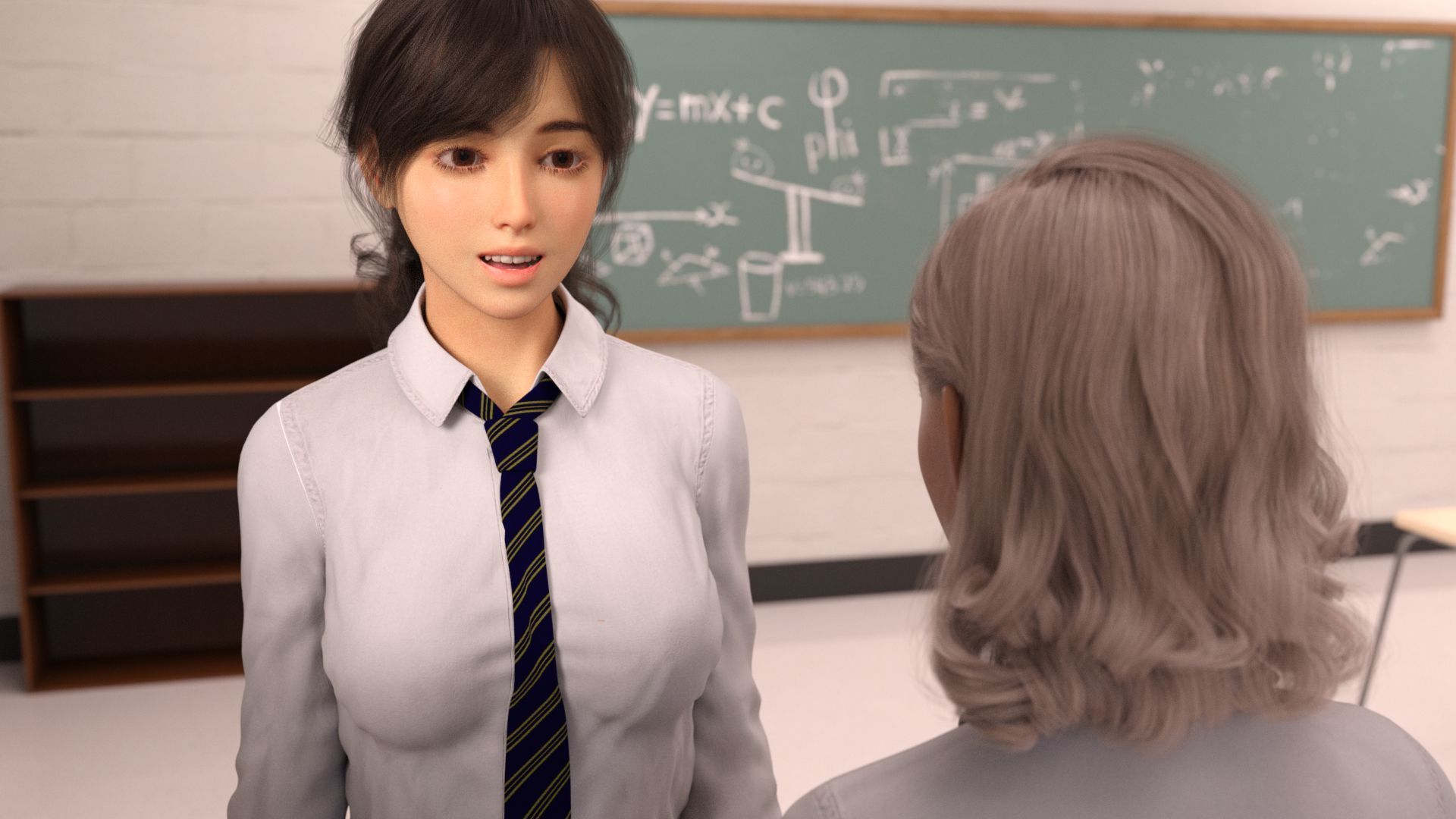 欧美SLG/国人审美/动态3C丨裸体学校/裸体主义者学校(Nudist School)V0.17 汉化中文版【20240709】 游戏截图 1