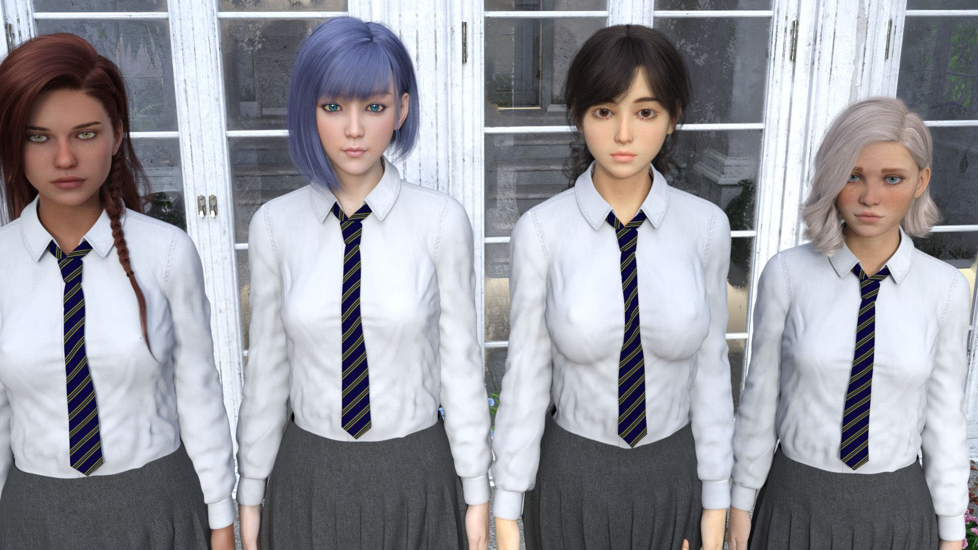 SLG/AI汉化丨裸体主义者学校 /School   v0.18【20241117】 游戏截图 6