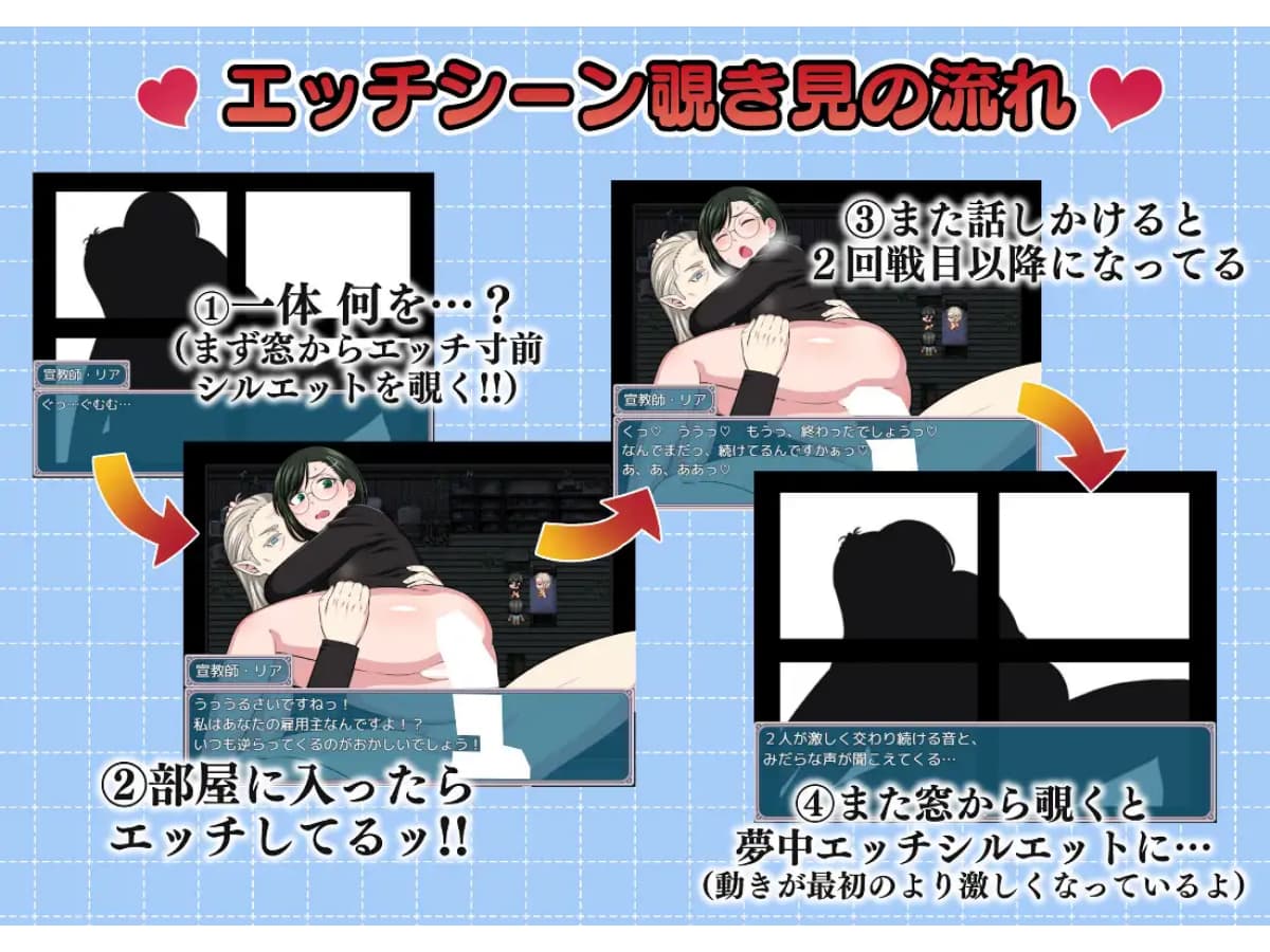 日式RPG/YWGD版/新安卓丨 去看NPC晚上的样子吧!! NPCの夜の姿を見に行こう!! v1.0 内嵌AI汉化版 【20250106】 游戏截图 2