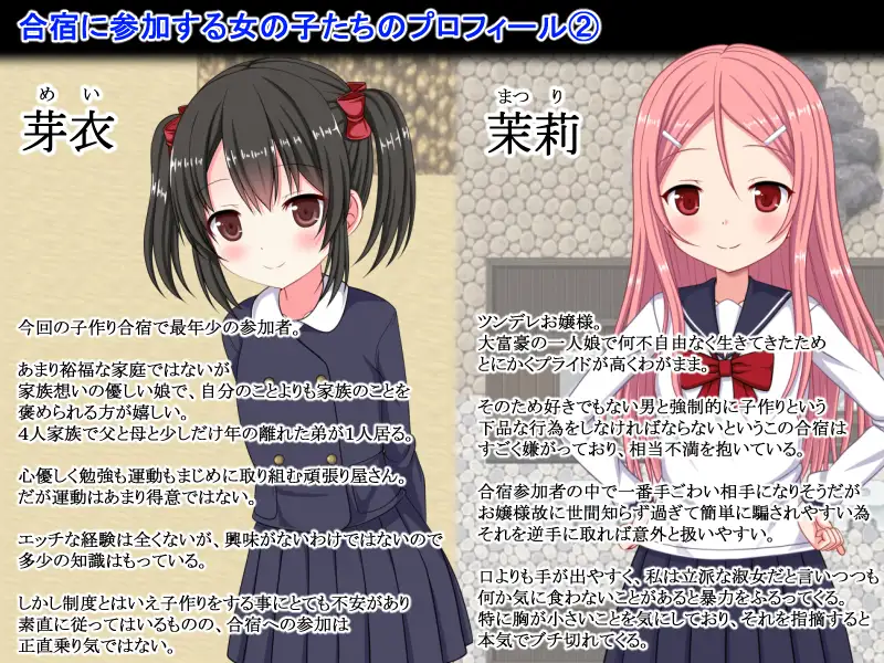 RPG/机翻/新作丨ハーレム子作り合宿 ~性活指導員になった俺~ Ver1.1【20231202】 游戏截图 3