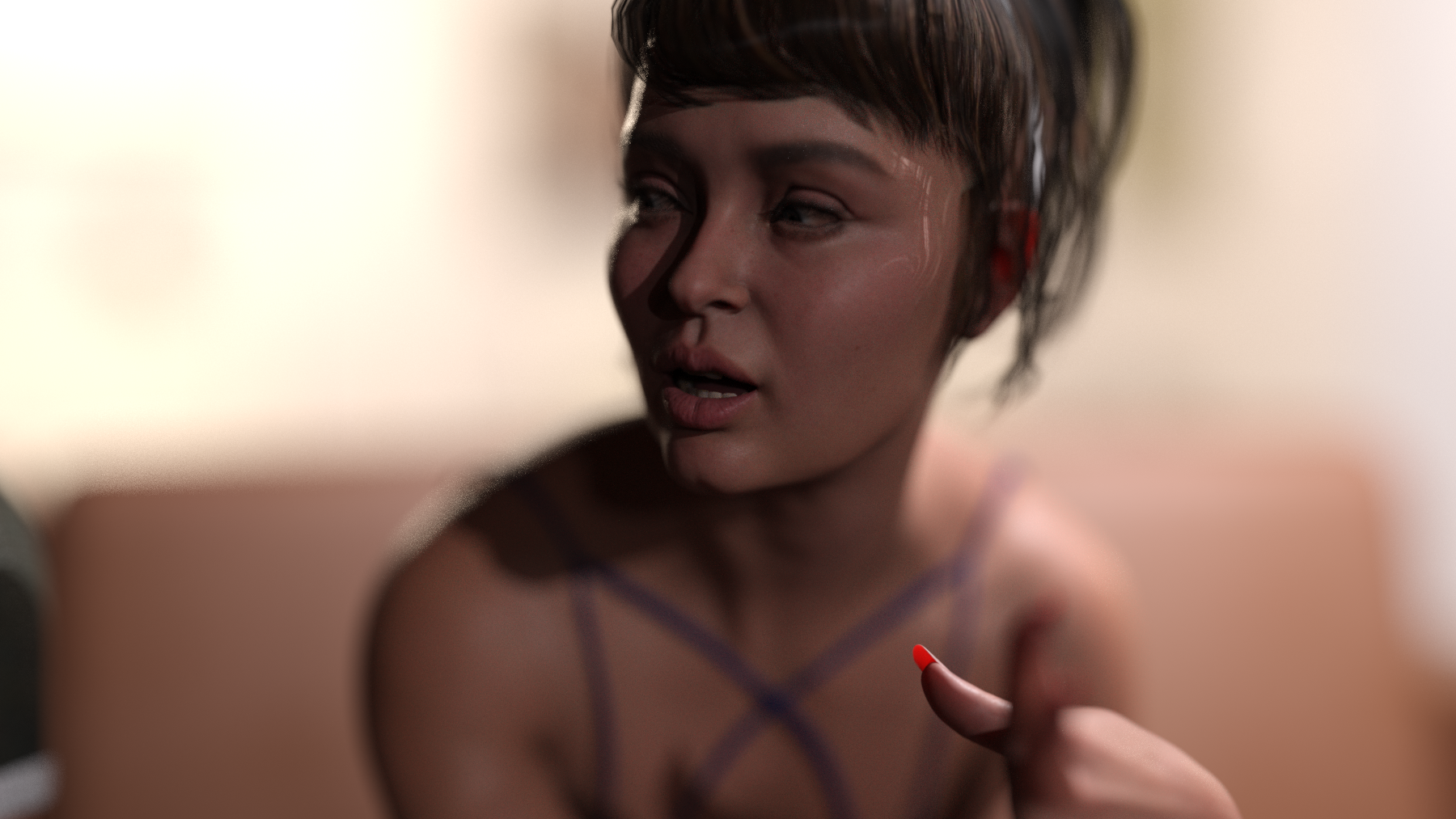 欧美SLG汉化3D丨与维姬一起生活LivingwithVickyv0.4汉化版丨【20230607】 游戏截图 3